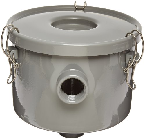 Solberg CSL-849-100HC™ Inlet Vacuum Pump Air Filter, 1" FPT Inlet/Outlet, 6-3/4" Height, 7-5/16" Diameter, 40 SCFM, Made in the USA