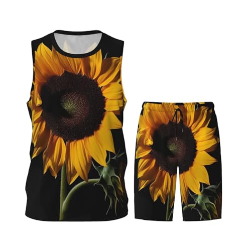 Maillot de basket-ball anti-transpiration ensemble noir homme