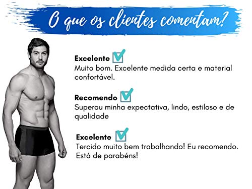 Sunga Boxer Masculina Moda Praia Cor:Verde;Tamanho:G