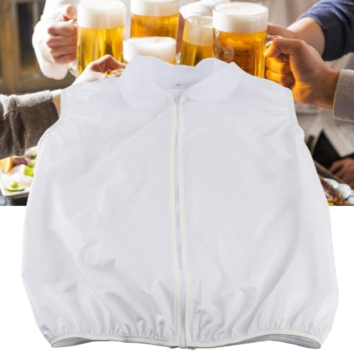 Chaleco Relleno de Cerveza para Evitar Derrames Chaleco Transparente de PVC para Bebidas 2