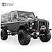 DOUBLE E 1/8 Land Rover Defender D110 RC Crawler Truck, 4x4 Offroad Hobby Grade with 550 Motor, for Adults E101