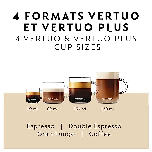 Nespresso Vertuo Coffee and Espresso Maker by Breville, Chrome with Aeroccino Milk Frother - image 7