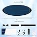 Multifunction Red Light Therapy for Face and Body, 850nm Near-Infrared Light Therapy Tool Skin Care Equipment at Home, Red Light Therapy Lamp with Leather Material, Waterproof, Blue