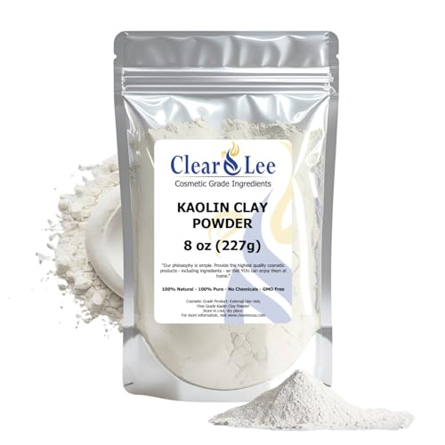 ClearLee Kaolin Clay Cosmetic Grade Powder - 100% Pure Natural Po...