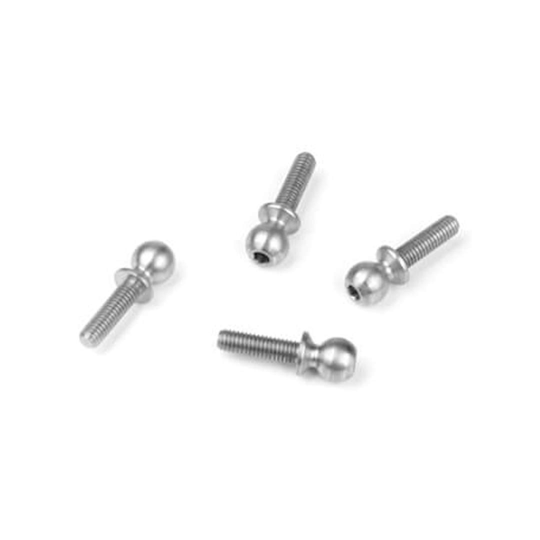 TEKNORC LLC Ball Stud 5.5mm, Short Neck, 10mm Thread (4), TKR6210