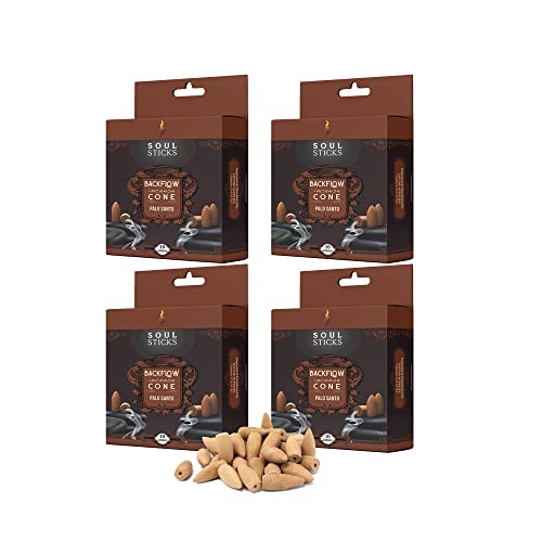 Soul Sticks Backflow Incense Cones – 40 Handmade Organic Cones