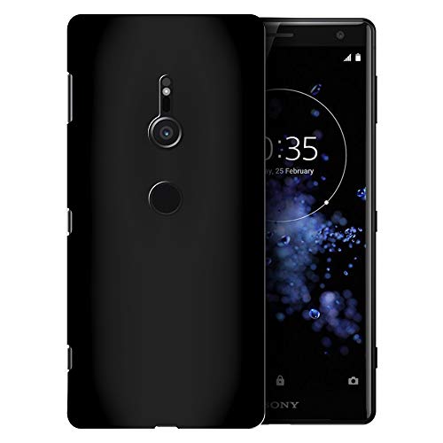 Orancio Xperia XZ3 ケース 耐衝撃 薄型 ハードケース エクスペリアXZ3 PCハードケース SO-01L SOV39 801SO ブラック