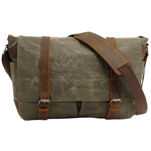 Bolsa de hombro para hombre que protege tus dispositivos de la lluvia