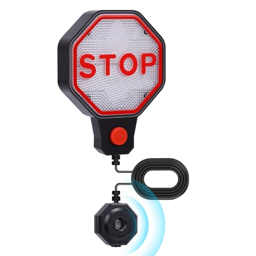 WODHMIEY Parkplatzsensor Ultraschall Parkhilfe Garage Einparkhilfe Präzise Abstandsmessung LED Warnsignal Akustische Anzeige Automatische Abstandseinstellung Wandmontage Auto Innenbereich (Schwarz)