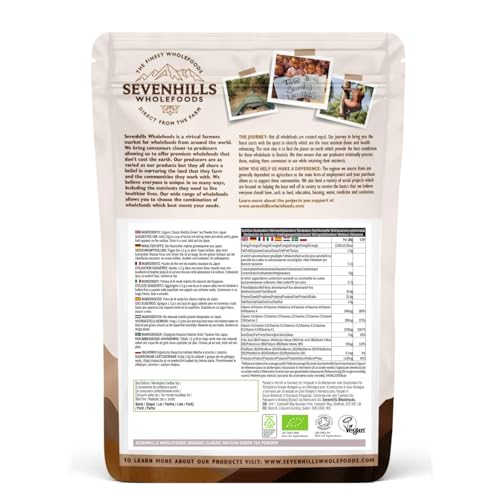 Sevenhills Wholefoods Bio Matcha Grüntee Pulver aus Japan 200g, Uji, Kyoto, Klassiker