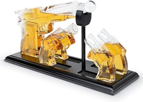 Image of Whiskey Decanter with Antique Crystal Clear (Whiskey Decanter with Shot Glass)