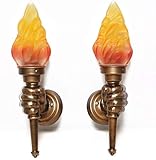  Lampe murale industrielle vintage à suspendre, lampe torche 1 paire – Luminaire de poing au design unique, lampe d\'éclairage intérieur E27, chevet de chambre idéal, couloir de salon (noir) (noir