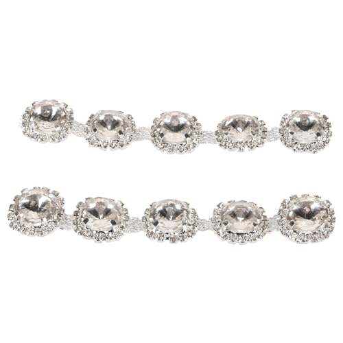 UIYIHIF 2 Clips de Zapatos de Diamantes de Imitación de Cristal para Zapatos de Novia, Hebillas para Zapatos Decorativos Extraíbles, Hebillas de Clip para Zapatos de Novia de Fiesta de Boda DIY