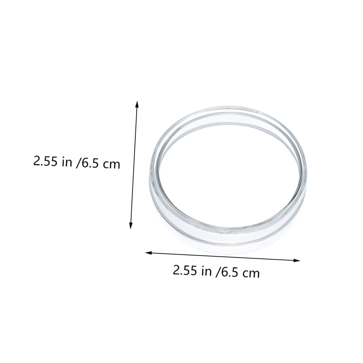 NAMOARLY Glass Petri Dishes 10pcs Set Heat for Easy Observation for School Lab Use