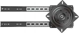 Heavy Duty Table Slide, Width Adjustable Cabinet Extension Sliding Rail for Kitchen Island, 110 lbs Load Capacity, 40x1.5x1.5 Inches, 2 Pieces (40cm)