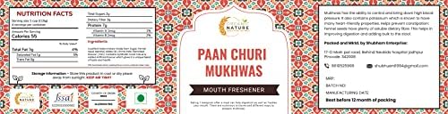 Organic Nature Homemade Paan Churi Mukhwas Mouth Freshener (Jar Pack) (900 Grams (Pack of 3 of 300 Grams))