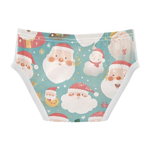 KLL Christmas Head Santa Pattern Baby Boys Comfort Underwear Briefs Cute Children Panties2