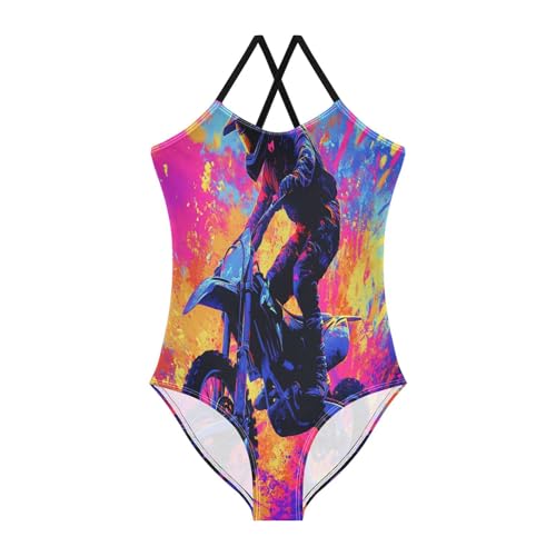 KLL Girl's Swimsuit 1 Piecing Beach Swimwear Bathing Suits for Girls