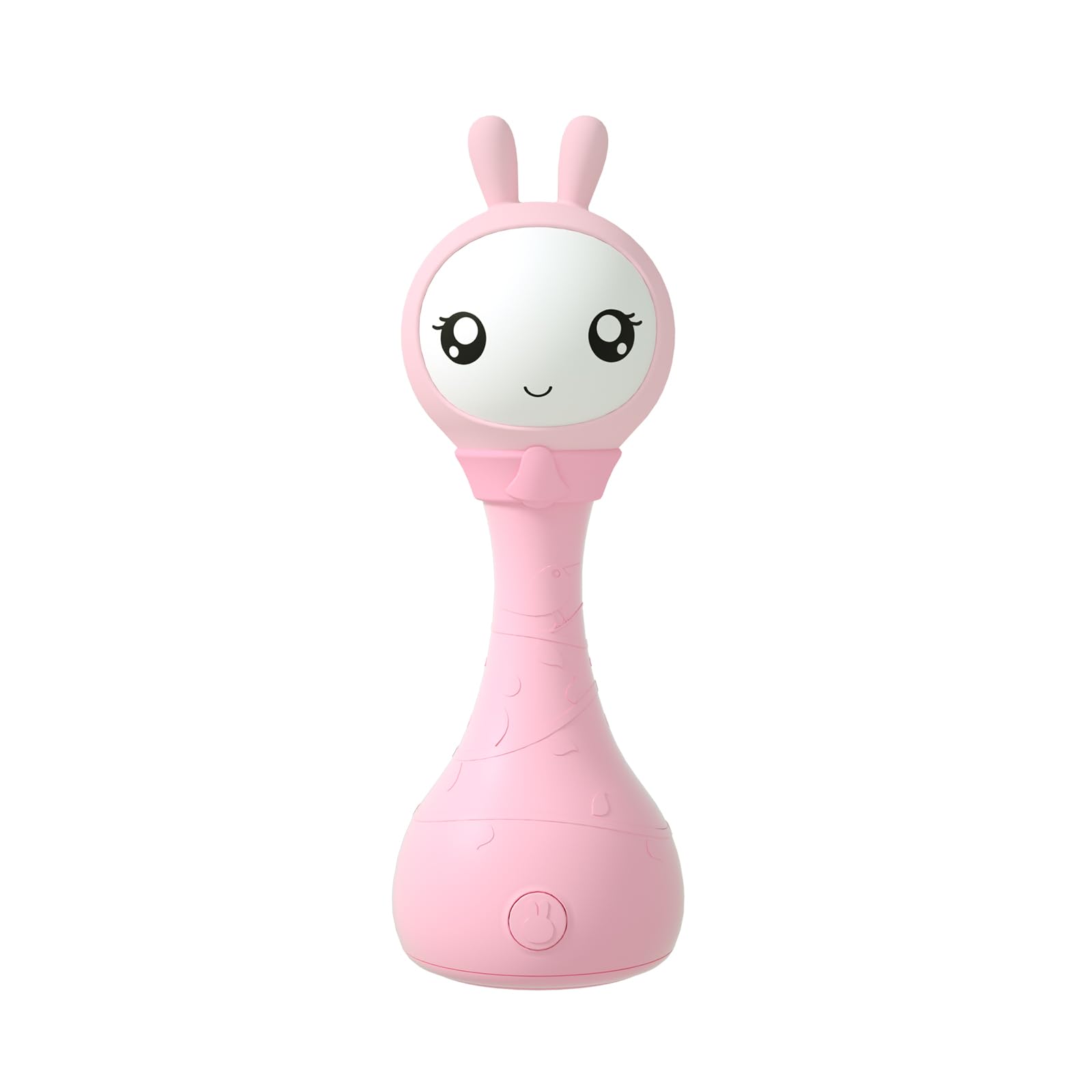 alilo Talking Bunny Baby Singing Musical Rattle, ABC/Number/Notes Learning, Mimicking Toys Repeats What You Say, Preloaded 90+ Quality Audio Content, 0-3-6-12-18-24 Months,1 Year Old Baby Gifts Pink