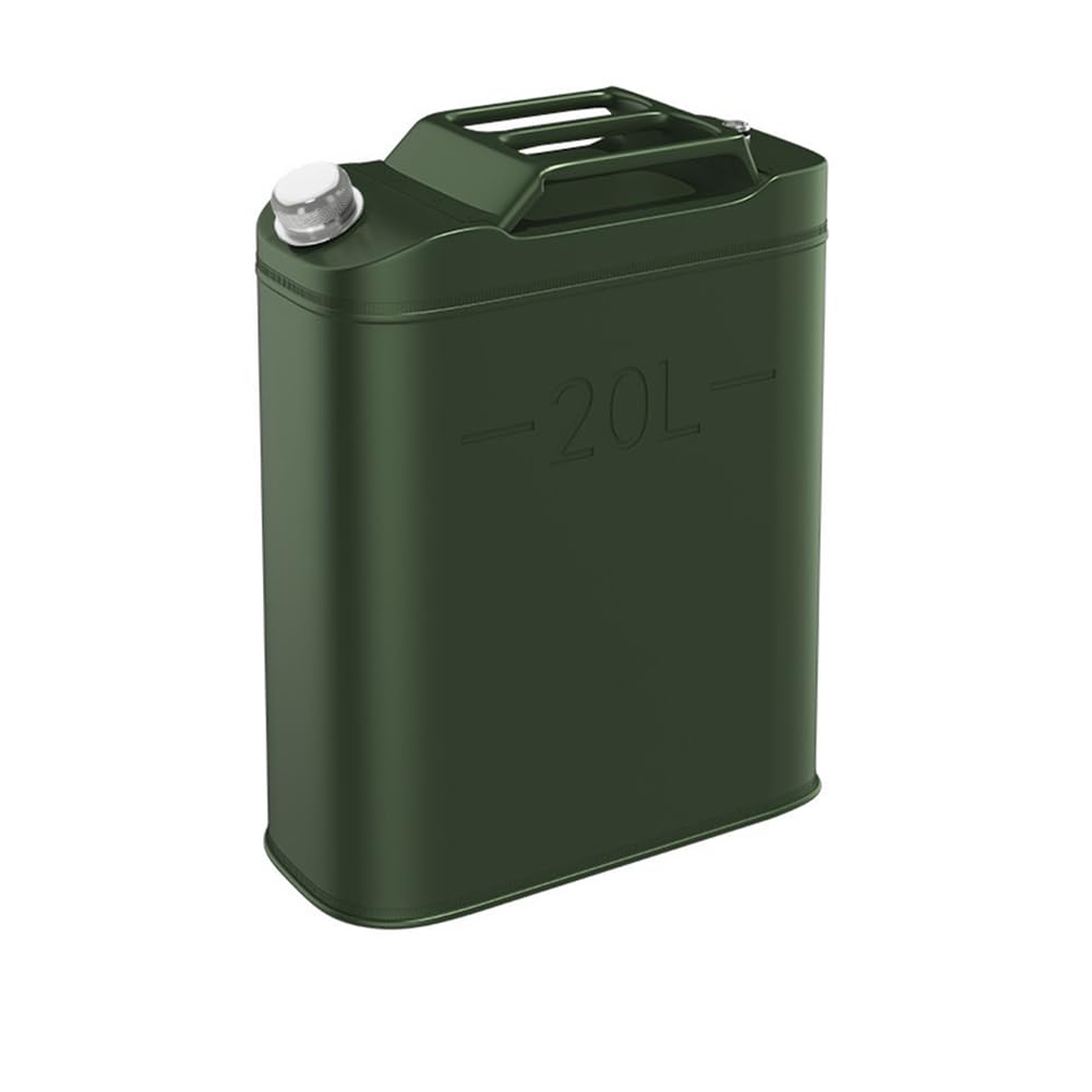 Bidón De Combustible Profesional Acero Inoxidable Pulido Bidón De Gasolina Espesado Bidón De Combustible Portátil De Acero Inoxidable,20L