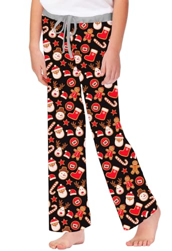 Image of Remimi Girl Boy Plaid Pants Drawstring Summer Casual Loose Bottoms 5-14 Years