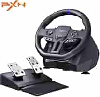 Y093☆PXN V900 PCレーシングホイール☆ Amazon.com: PXN V900 Gaming Steering Wheel - 270/900° Sim