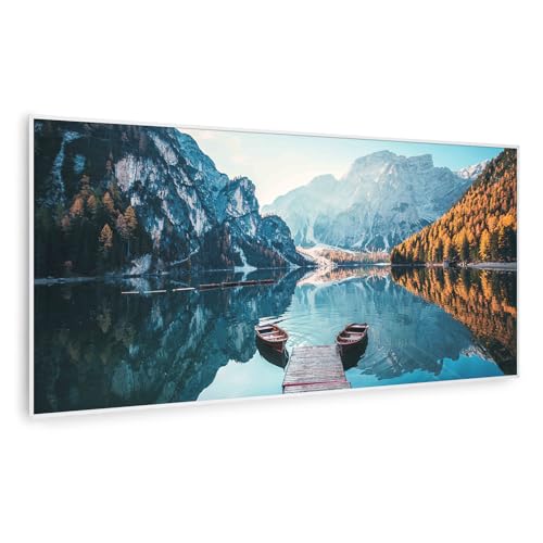 Klarstein Stufa Elettrica Infrarossi Basso Consumo, Pannello Radiante 700W, Controllo IoT/WiFi App, per Riscaldamento Senza CO2