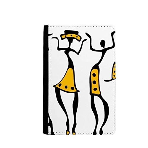 Étui portefeuille cartes motif totems noir anti-encombrement optimisé