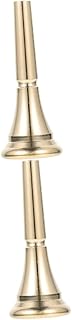 SUPVOX 2pcs French Horn Plated Trumpet Metal Horn French Horn Accessories Instrument Accessory Sousaphone Mouthpieces Horns Extra Small Appendix 5c Copper