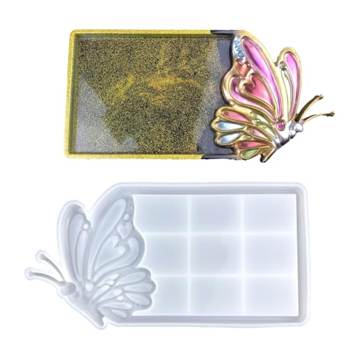 Butterfly Fruit Tray Silicone Mold Epoxy Resin Mould for Handcraft Decorations