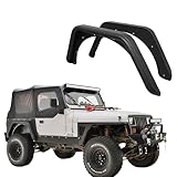 Tidal Rear Fender Flares Armor Rocker Guards for 87-96 Jeep Wrangler YJ