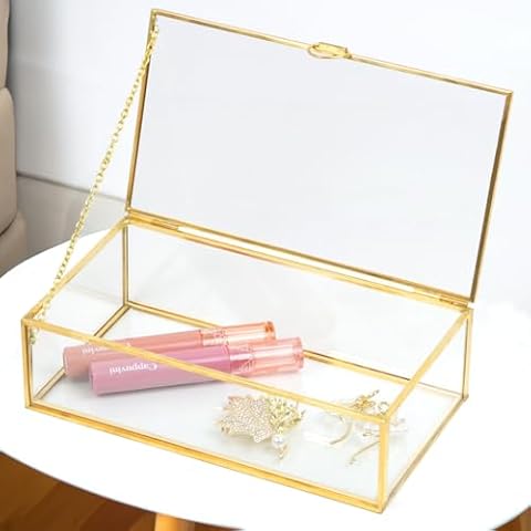 ZEXALOR Clear Glass Box Cover