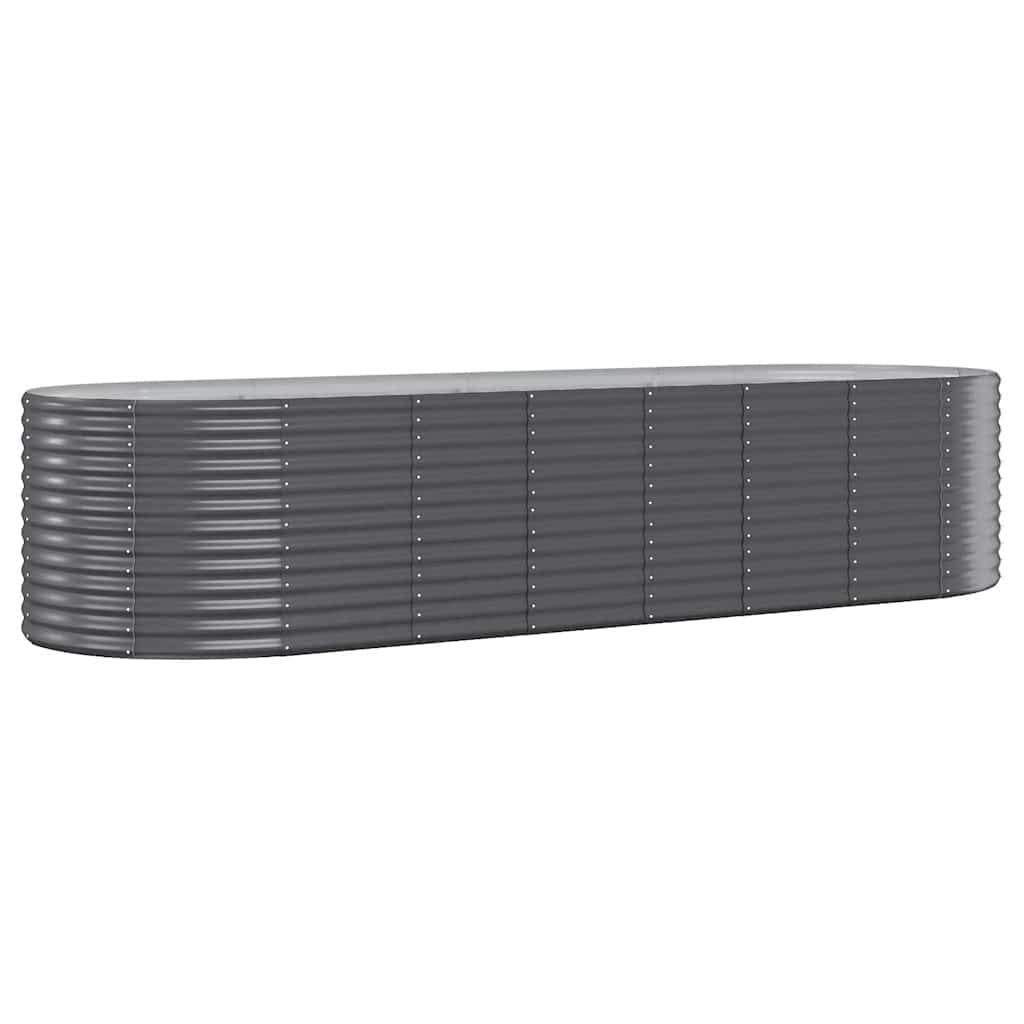Jardinière surélevée anthracite pour aménager votre terrasse ou jardin