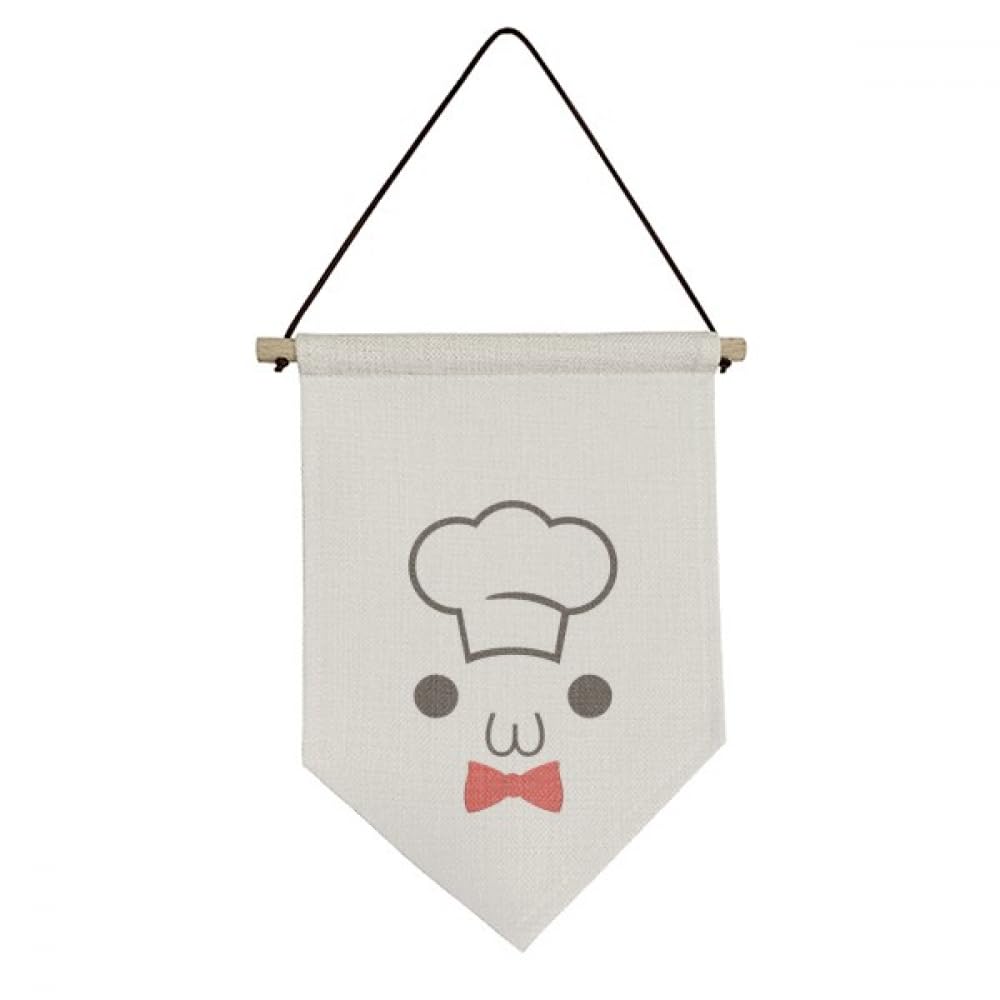 Drapeau I Am A Chef en toile de cuisine pour déco bistro