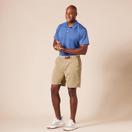 Image of Amazon Essentials Men's Classic-Fit 9 inch Inseam Moisture-Wicking Golf Shorts, Functional Pockets (Available in Big & Tall)