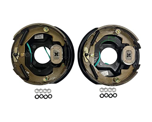 Runningaxles Pair Of 3,500Lb Electric Trailer Brake Assembly 10" X 2-1/4" Brake Assembly Pair For 3,500-Lb Rated Trailer Axles (1 X Left Hand - 1 X Right Hand) 77-10-1-2 #TOP5
