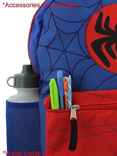 Marvel Spider-Man Spidey and Friends Boys Girls 16" School Backpack (One Size, Blue/Red)4