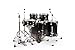 Natal KAR-UF22-BLS Arcadia Series UF22 5-Piece Drum Set with Hardware - Black Sparkle