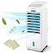Aigostar Koud - Luftkühler, Mobile Klimaanlage, leise, Ventilator mit Fernbedienung, 55W, 5L, 3 geschwindigkeitsstufen, Klimagerät ohne abluftschlauch, Aircooler 3 in 1, Verdunstungskühlung, 7H Timer