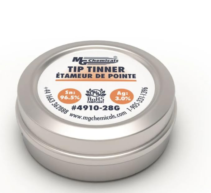 4910-28G, Desoldering Braid/Solder Removal TIP Tinner 28G (1 oz) Solid
