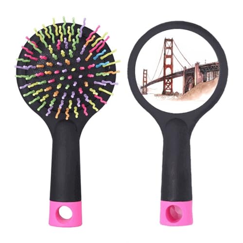 Brosse à cheveux démêlante à coussin d'air imprimé Golden Gate Bridge de qualité supérieure