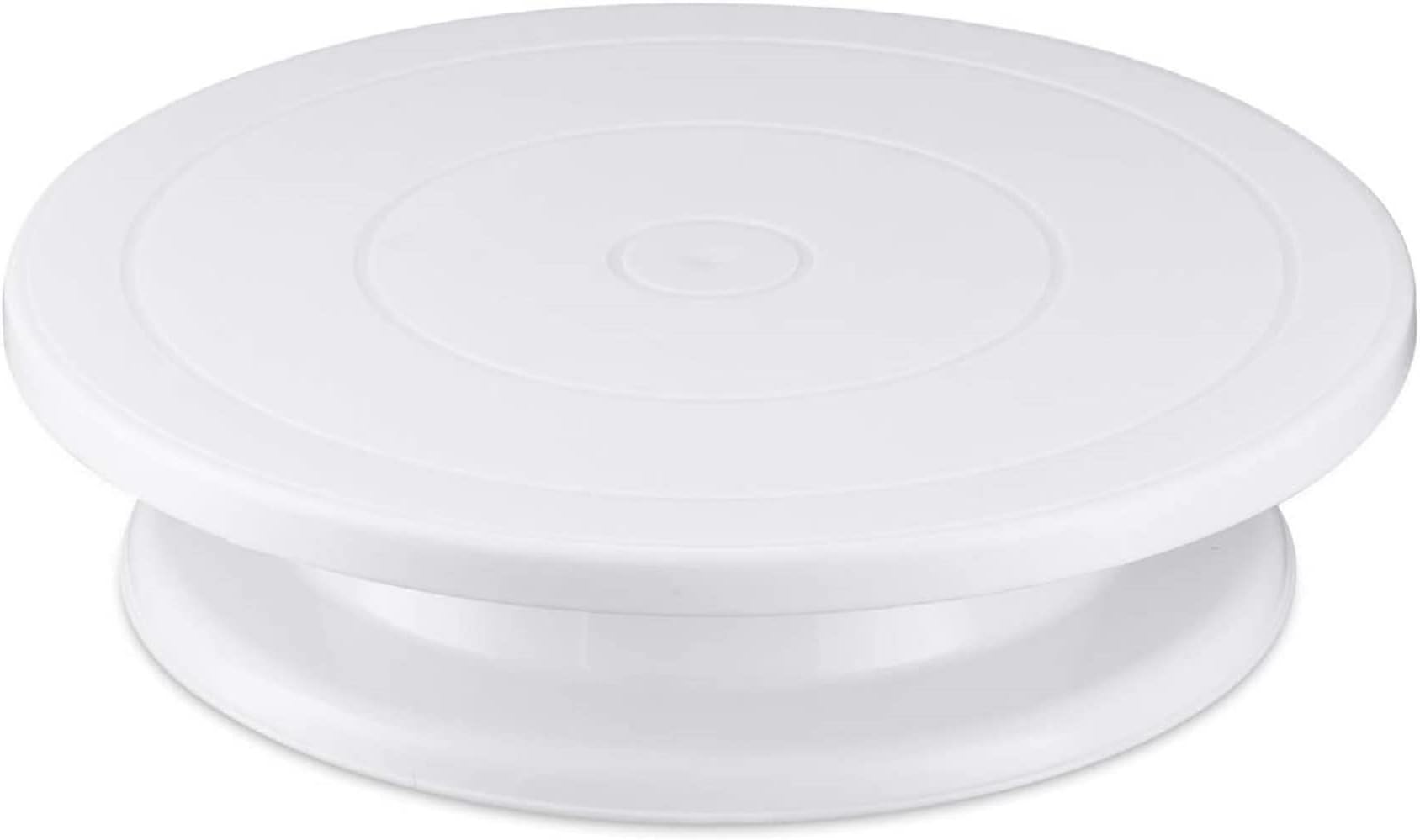 SAPPHIRE INDIA Cake Turning Table - 360° Rotating Cake Turntable, Non-Slippery Cake Icing Stand, Revolving Cake Stand, Decorating Stand for Cake, 11-Inch Rotating Cake Turntable