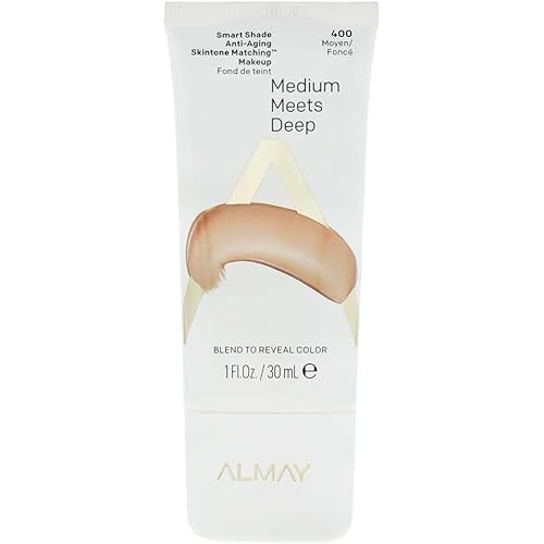 Almay Smart Shade Anti-Aging Skintone Matching Makeup, Hypoallergenic, Cruelty Free, Oil Free, -Fragrance Free, Dermatologist Tested Foundation with SPF 20, 1oz