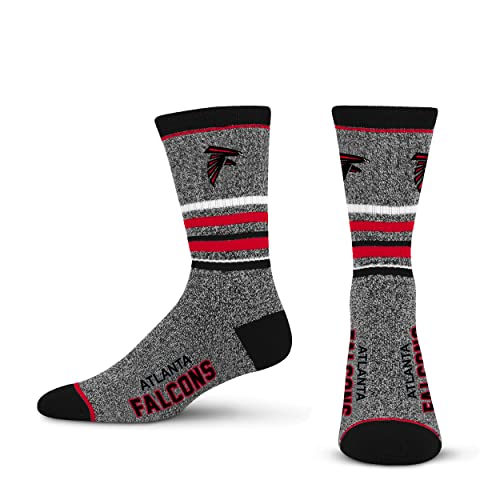 For Bare Feet FBF NFL unisex-adult 5 Star Marbled Crew Sock