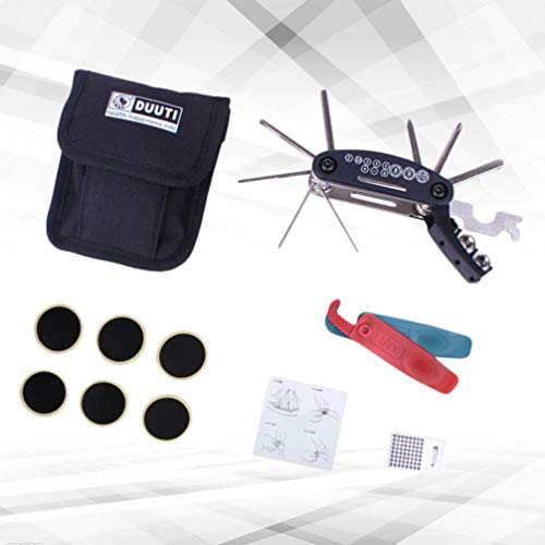 CLISPEED 12 Pcs Kit de Reparação de Pneus de Bicicleta Bicicleta Ciclismo Ferramenta de Reparo Mecân