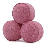 10 Mini Boules de bain - Billes de Bain Effervescentes (Rose Foncé : Framboise)...