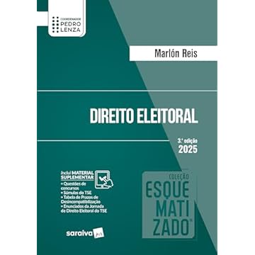 Capa do livro Direito Eleitoral - Coleção Esquematizado - 3ª Edição 2025