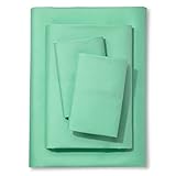 Crescent Dorm Room Sheet Set - Twin Extra-long 200 TC (Aqua)
