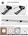 Etour Soundbar Wall Mount Bracket Universal Speaker Mounting [ MAX 38LBS] Depth Adjustable (3.3