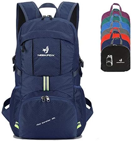 NEEKFOX 35L Hiking Backpack Foldable Lightweight Packable Sports Travel Daypack